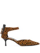 Agl Cheetah Print Pumps - Brown
