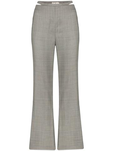 Xu Zhi Xzhi Splt Frnt Trsrs Gry Chck - Grey