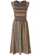 M Missoni Patterned Panel Dress - Multicolour