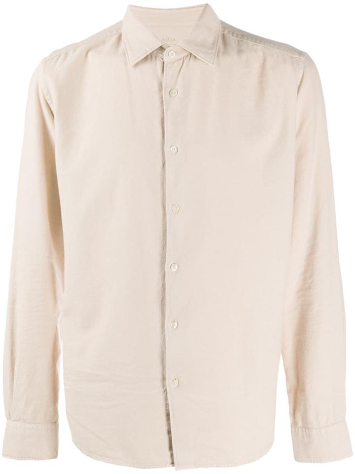 Altea Long-sleeve Fitted Shirt - Neutrals