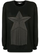 Stella Mccartney Star Embellished Sweatshirt - Black