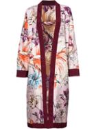 Fausto Puglisi - Floral Kimono Jacket - Women - Silk - 40, Silk