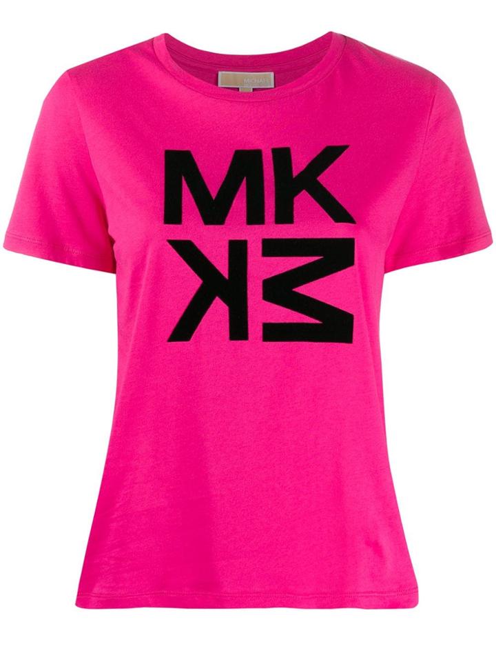 Michael Kors Collection Logo Print T-shirt - Pink