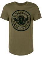 Balmain Monnaie Logo T-shirt - Green