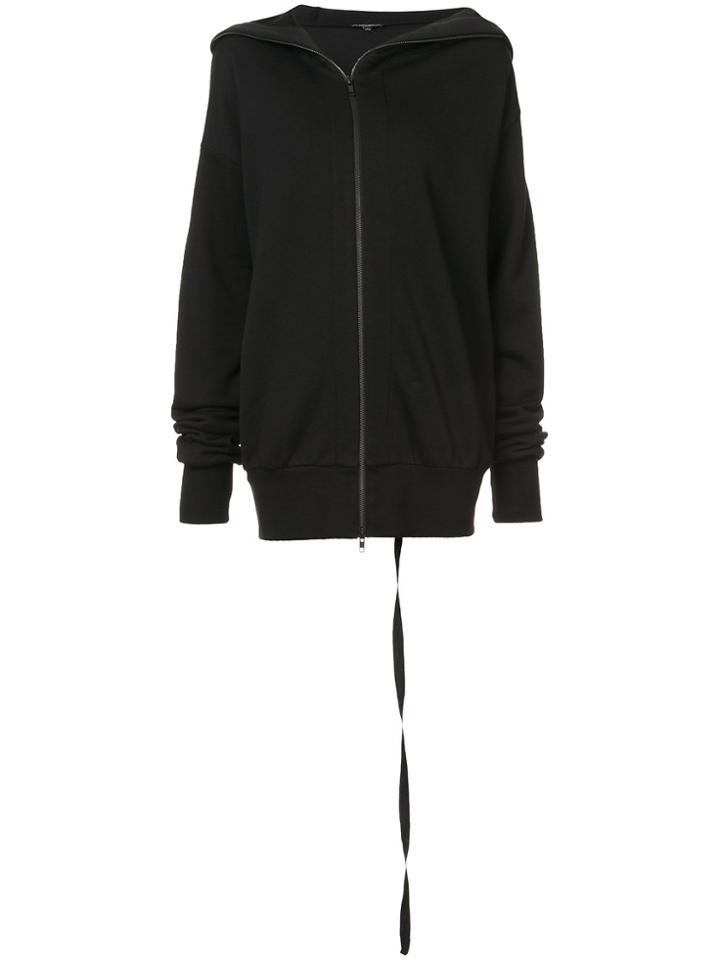 Ann Demeulemeester Casual Zipped Jacket - Black