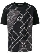 Issey Miyake Men Printed Shortsleeved T-shirt - Black