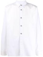 Balmain Textured Button Down Shirt - White