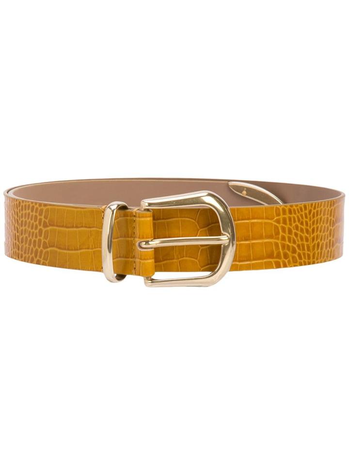 B-low The Belt Calf Leather Belt - Yellow