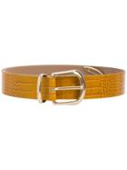 B-low The Belt Calf Leather Belt - Yellow