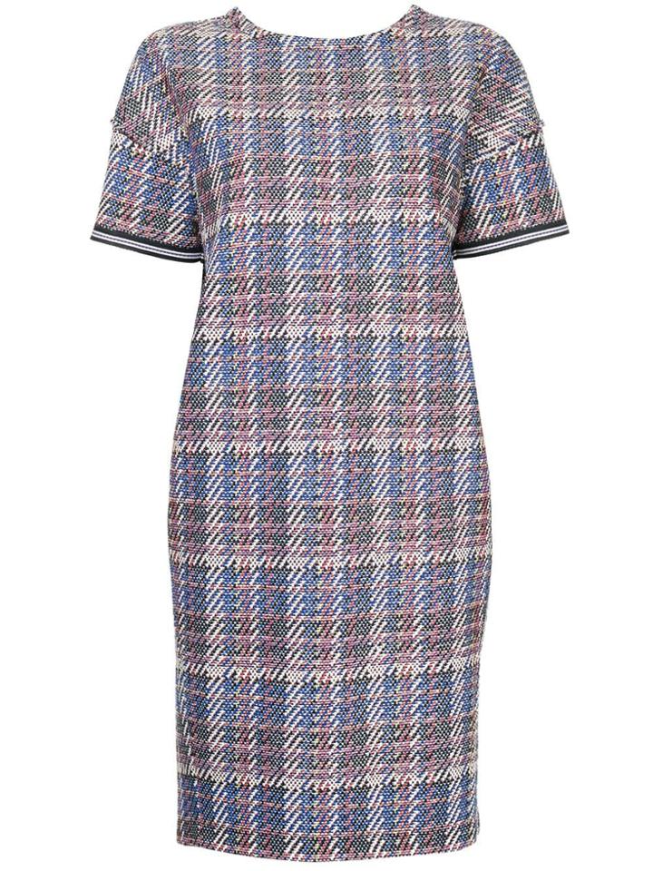 Coohem Tech Tweed Shift Dress - Multicolour
