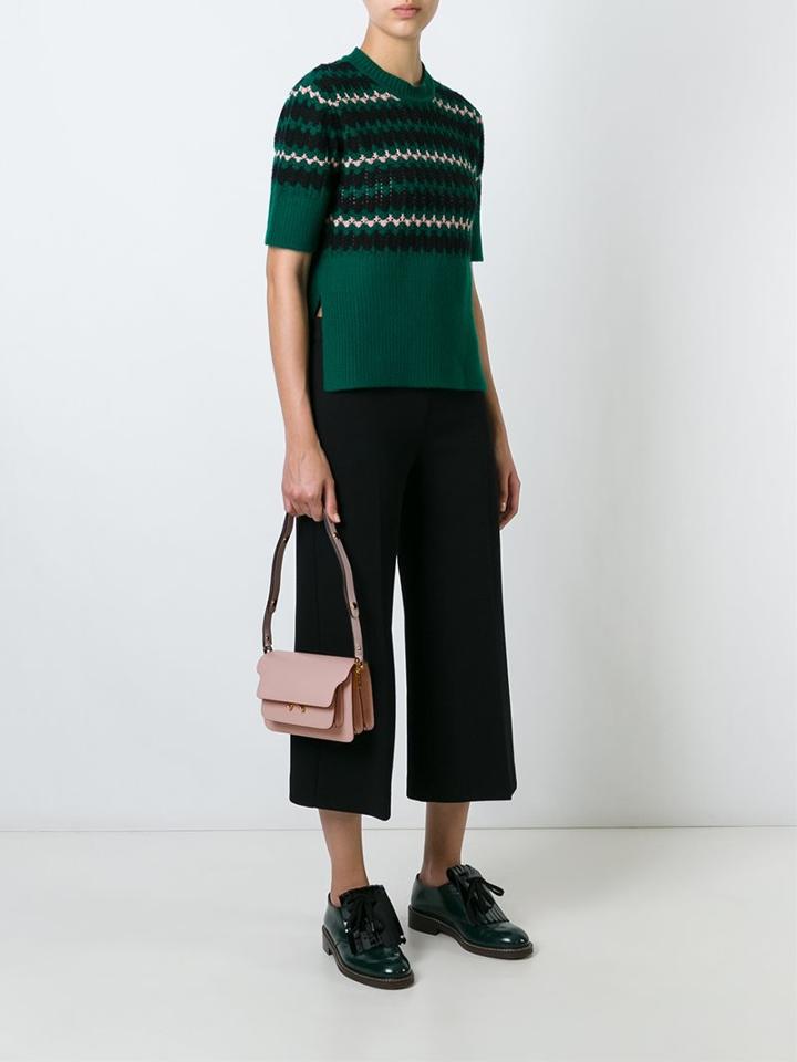 Marni Small 'trunk' Shoulder Bag, Women's, Pink/purple