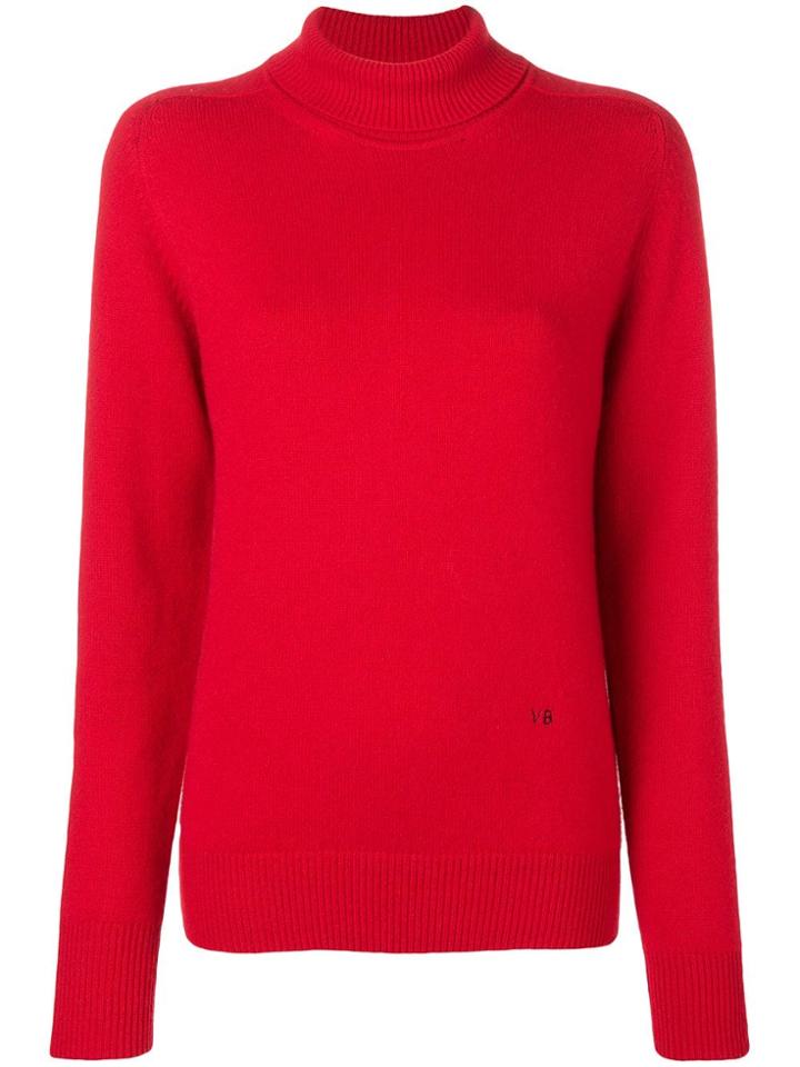 Victoria Beckham Turtleneck Sweater - Red