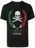 Philipp Plein Mint T-shirt, Men's, Size: Large, Black, Cotton