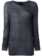 Lost & Found Ria Dunn Fine Knit Jumper, Women's, Size: Medium, Grey, Polyamide/alpaca