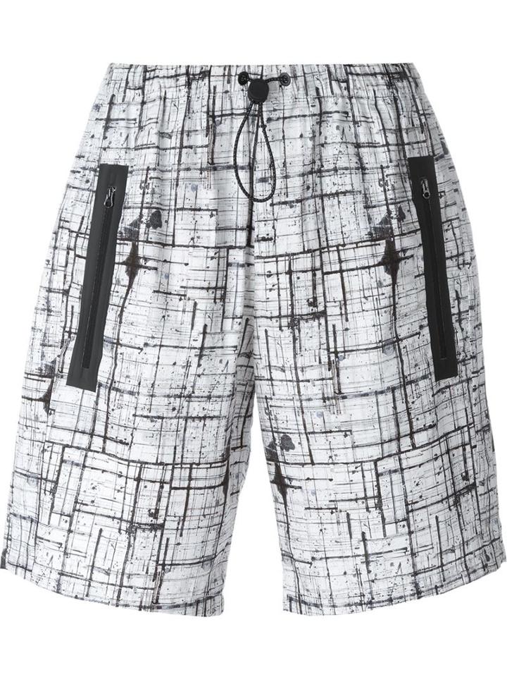 Joseph 'bradford' Abstract Check Shorts