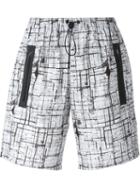 Joseph 'bradford' Abstract Check Shorts