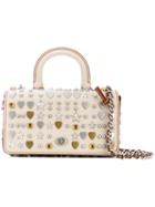 Coach - Embellished Double Dinky Handbag - Women - Leather - One Size, Nude/neutrals, Leather