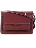 Marni - Trunk Shoulder Bag - Women - Calf Leather - One Size, Red, Calf Leather