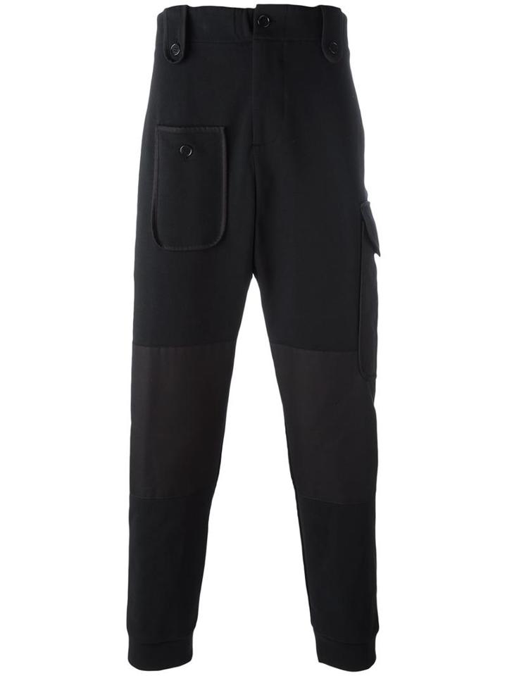Alexander Mcqueen Tapered Trousers, Men's, Size: Medium, Cotton/polyester