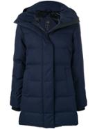 Canada Goose Quilted Zipped Coat - Blue