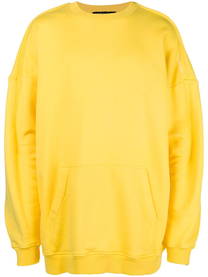Y / Project Deconstructed Hoodie - Yellow & Orange