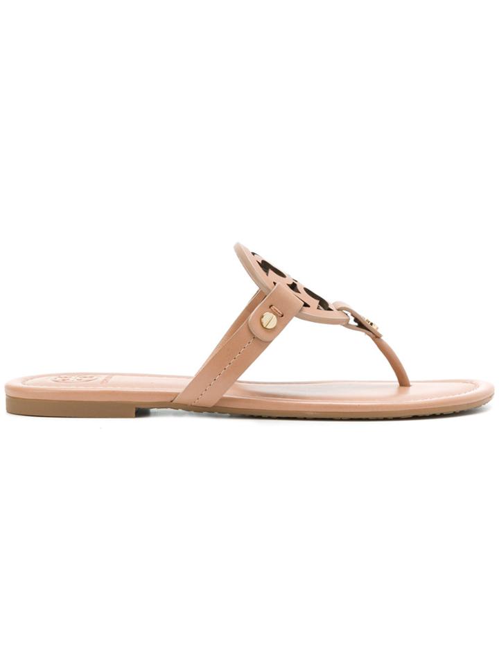 Tory Burch Miller Sandals - Nude & Neutrals