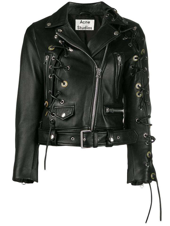 Acne Studios Petite Carry-over Biker Jacket - Black