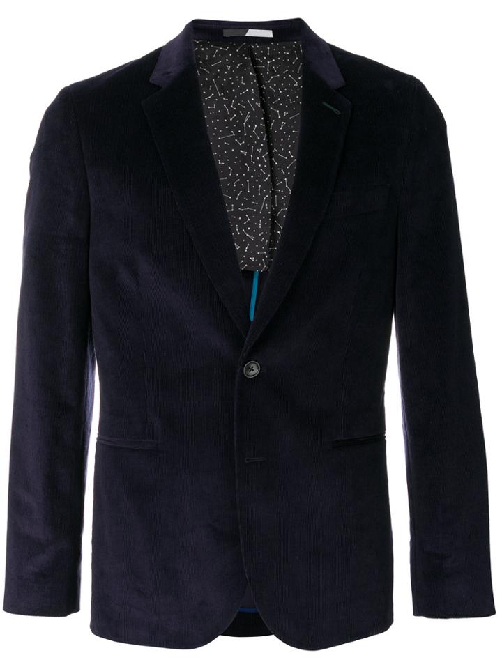 Ps By Paul Smith Corduroy Blazer - Blue