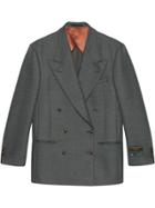 Gucci Double-breasted Blazer - Grey