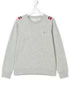 Moncler Kids Stripe Detail Sweatshirt - Grey