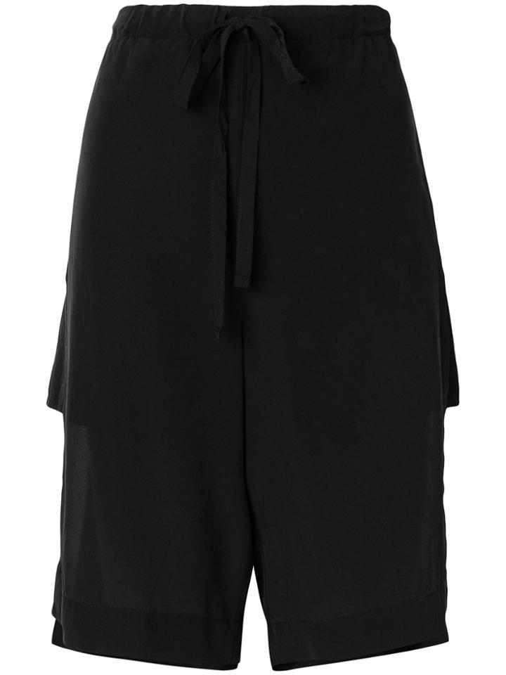 Lost & Found Ria Dunn Drawstring Knee-length Shorts - Black