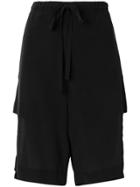 Lost & Found Ria Dunn Drawstring Knee-length Shorts - Black