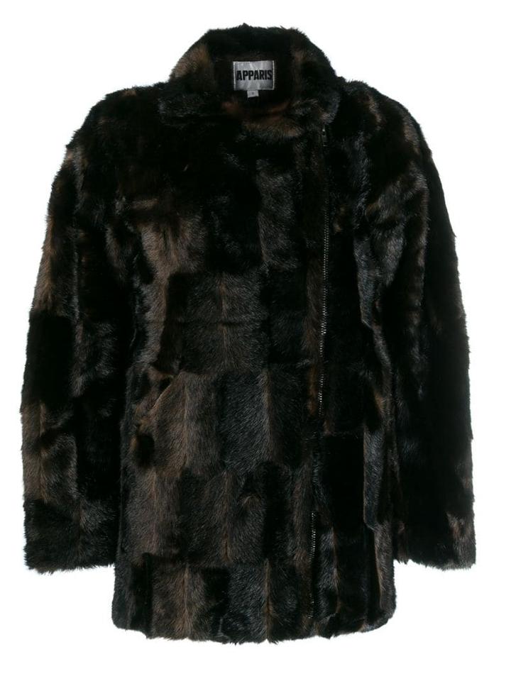 Apparis Oversized Faux-fur Coat - Brown