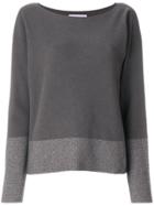 Fabiana Filippi Two-tone Jumper - Grey