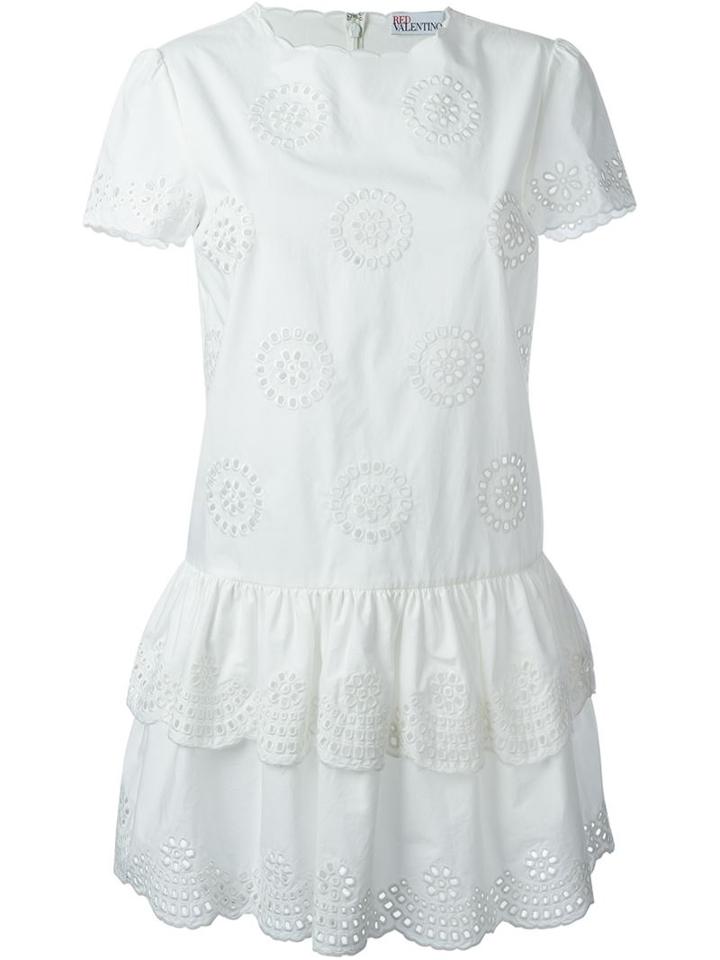 Red Valentino Simple Sangallo Dress