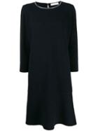 Fabiana Filippi Knitted Shift Dress - Blue