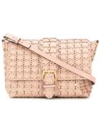 Red Valentino Red(v) Studded Shoulder Bag - Neutrals