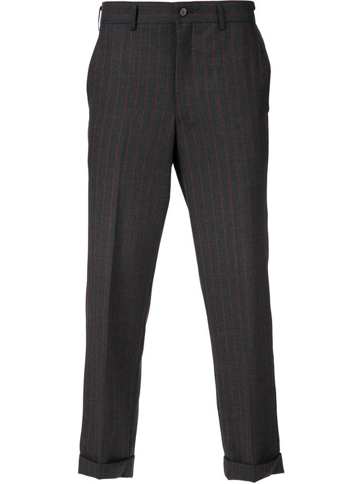 Comme Des Garçons Homme Plus Pinstripe Trousers