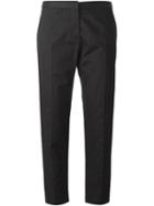 Marni Cropped Trousers, Women's, Size: 40, Black, Cotton/linen/flax