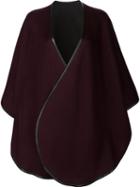 Sofia Cashmere Cape Coat, Women's, Pink/purple, Leather/cashmere