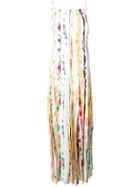 Rosie Assoulin Striped Pleated Dress - Multicolour