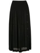 Nk Draped Asymmetric Skirt - Black