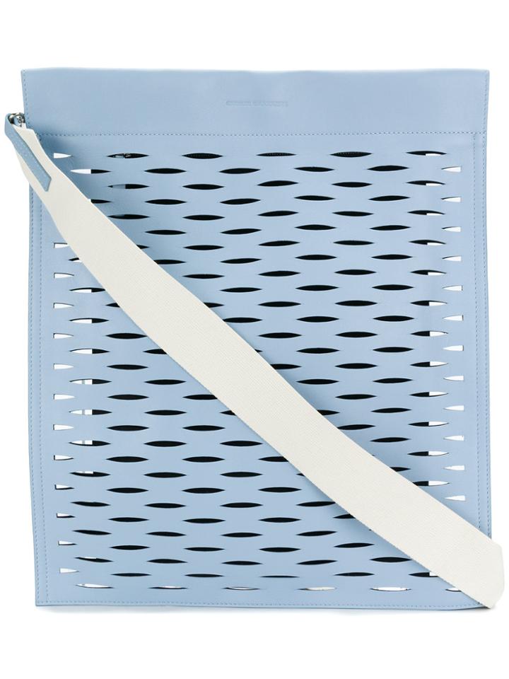 Cédric Charlier Cut Out Shopper Bag - Blue