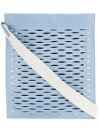 Cédric Charlier Cut Out Shopper Bag - Blue