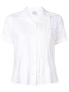 Aspesi Pleated Short-sleeved Shirt - White