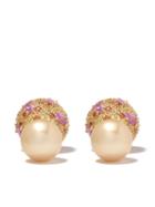 Yoko London 18kt Yellow Gold Duet South Sea Pearl And Sapphire