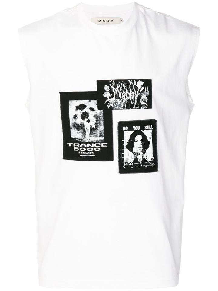 Misbhv Multi Patch Tank - White