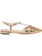 Fendi Strappy T-bar Sandals - Metallic