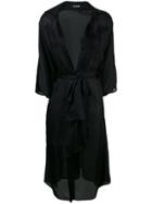 Styland Wrap Dress - Black