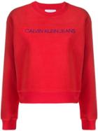 Calvin Klein Jeans Embroidered Logo Sweatshirt